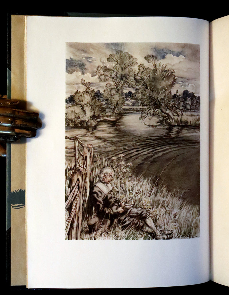 1931 Rare First Edition - THE COMPLEAT ANGLER illustrated by Arthur RACKHAM. Celebration of the Art and Spirit of Fishing.