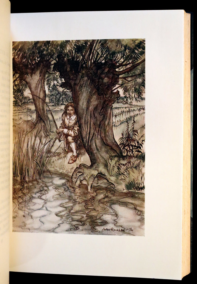 1931 Rare First Edition - THE COMPLEAT ANGLER illustrated by Arthur RACKHAM. Celebration of the Art and Spirit of Fishing.