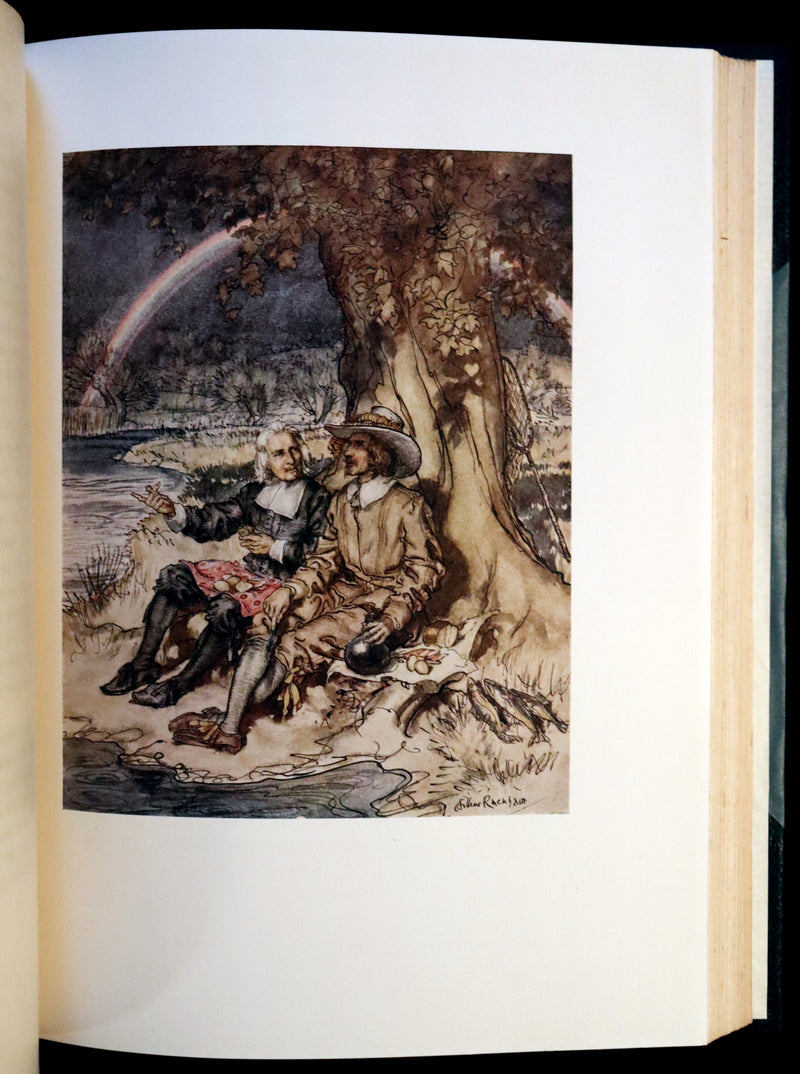 1931 Rare First Edition - THE COMPLEAT ANGLER illustrated by Arthur RACKHAM. Celebration of the Art and Spirit of Fishing.