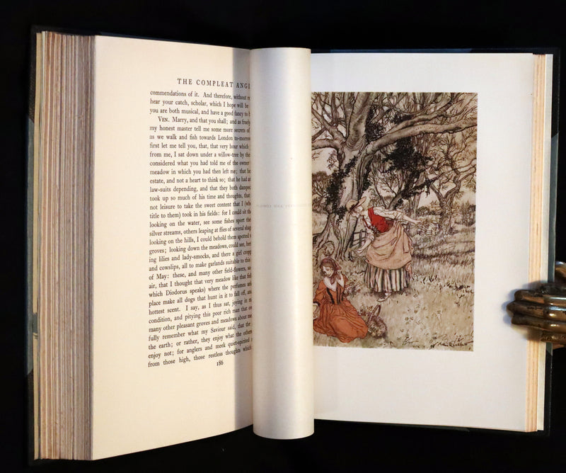 1931 Rare First Edition - THE COMPLEAT ANGLER illustrated by Arthur RACKHAM. Celebration of the Art and Spirit of Fishing.