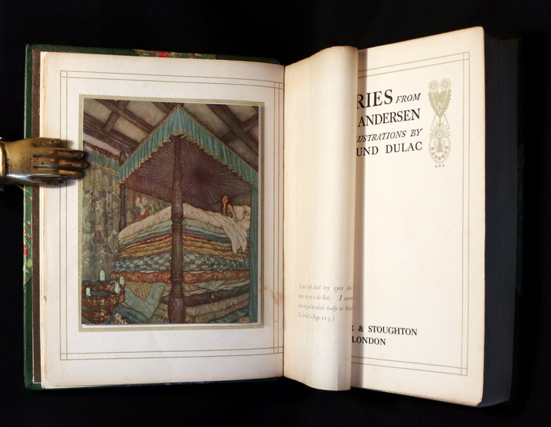 1911 Rare First Edition - STORIES From HANS ANDERSEN with illustrations by EDMUND DULAC.
