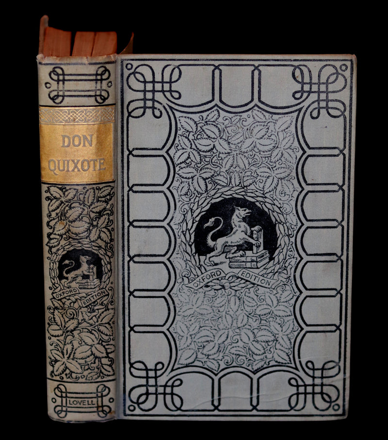 1890 Rare Victorian Edition~ Don Quixote De La Mancha by Cervantes. The Oxford Edition.