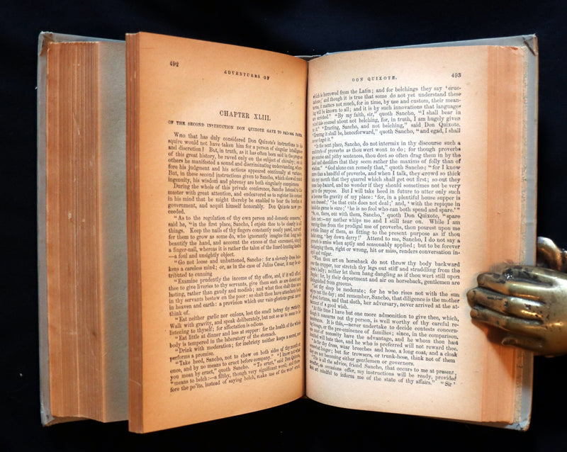 1890 Rare Victorian Edition~ Don Quixote De La Mancha by Cervantes. The Oxford Edition.