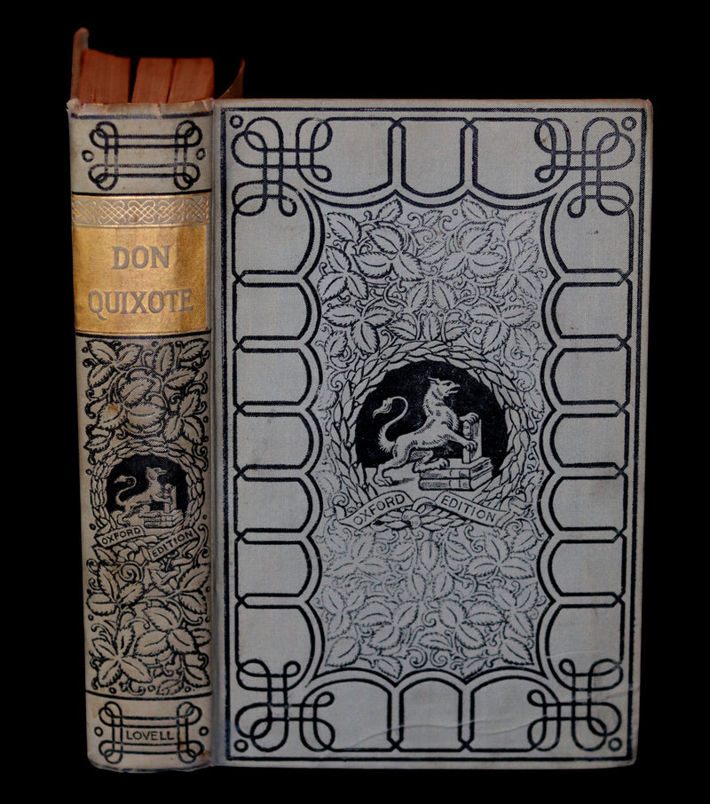 1890 Rare Victorian Edition~ Don Quixote De La Mancha by Cervantes. The Oxford Edition.