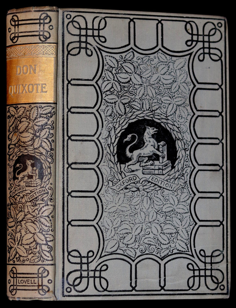 1890 Rare Victorian Edition~ Don Quixote De La Mancha by Cervantes. The Oxford Edition.