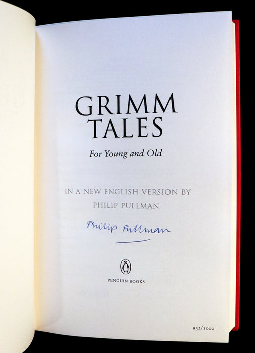 2012 Rare Limited Signed First Edition - PHILIP PULLMAN - Grimm's Fairy Tales.