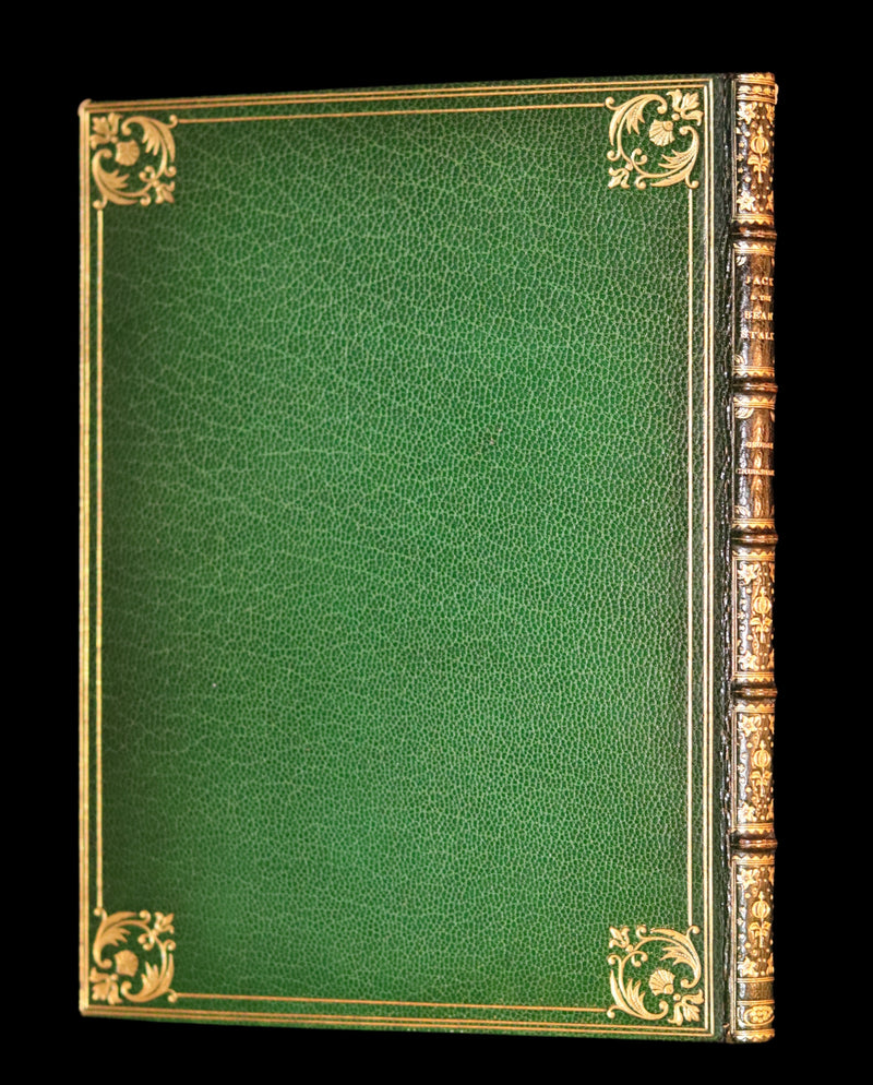 1854 Scarce First Edition bound by Riviere - The History of Jack & The Bean-Stalk. CRUIKSHANK'S FAIRY LIBRARY.