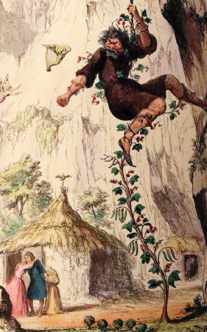 1854 Scarce First Edition bound by Riviere - The History of Jack & The Bean-Stalk. CRUIKSHANK'S FAIRY LIBRARY.