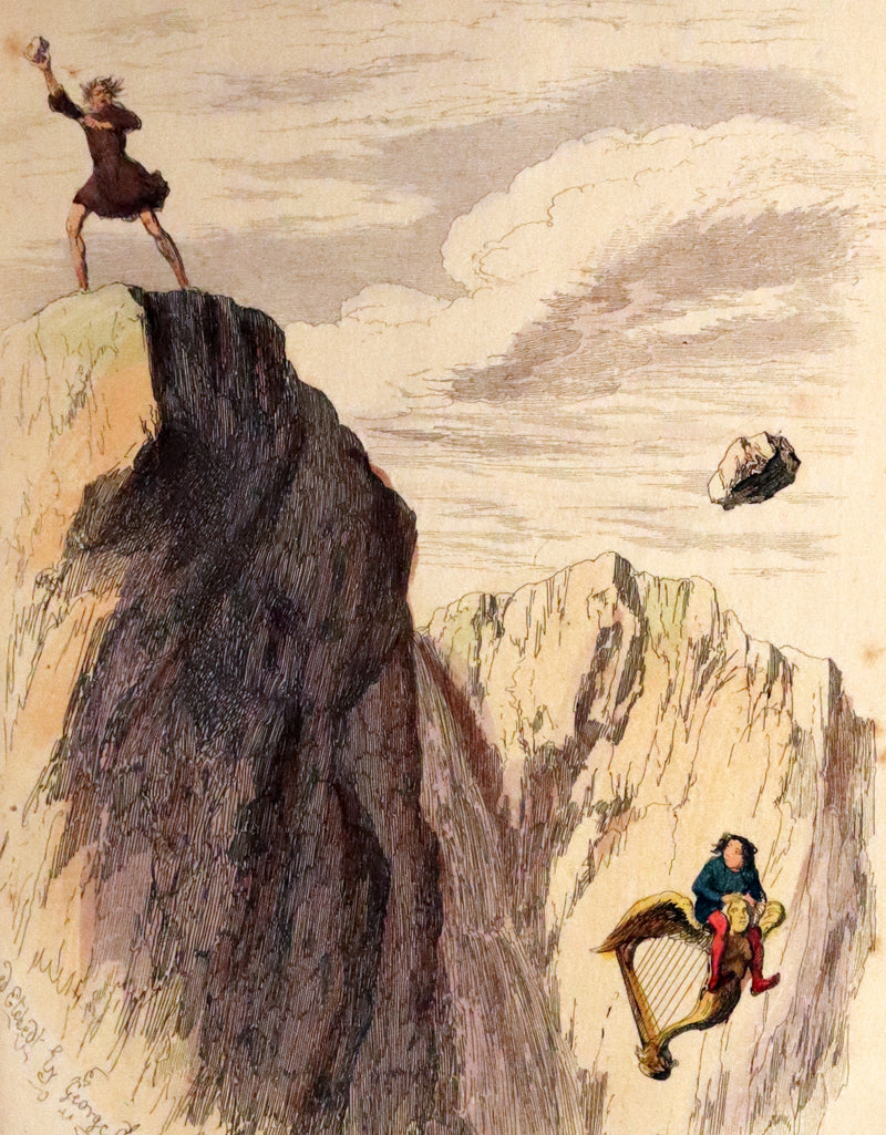 1854 Scarce First Edition bound by Riviere - The History of Jack & The Bean-Stalk. CRUIKSHANK'S FAIRY LIBRARY.