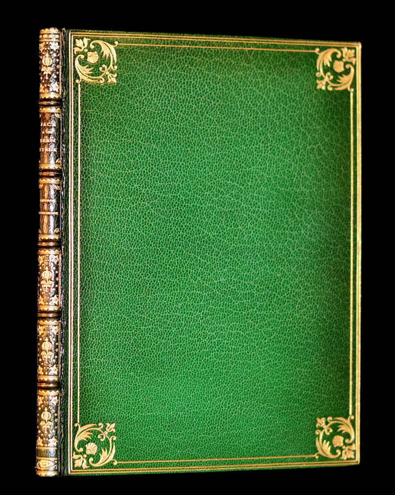 1854 Scarce First Edition bound by Riviere - The History of Jack & The Bean-Stalk. CRUIKSHANK'S FAIRY LIBRARY.