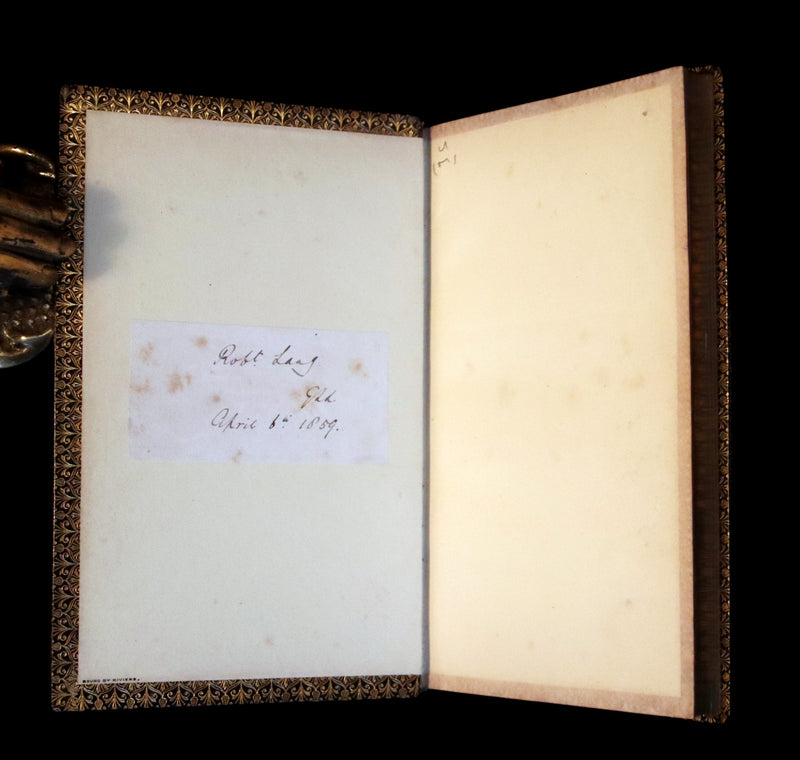 1858 Rare book bound by Riviere - The PRINCESS by Alfred Lord Tennyson.
