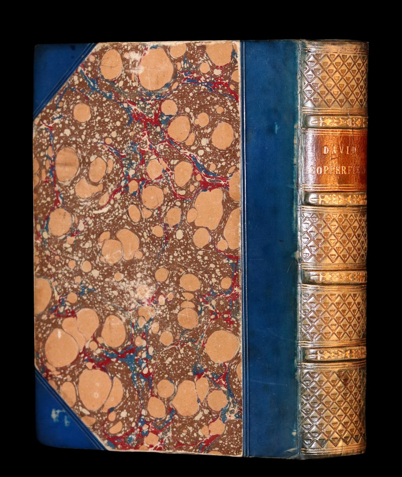 1869 Rare Victorian Book - DAVID COPPERFIELD by Charles Dickens Illustrated by Browne.