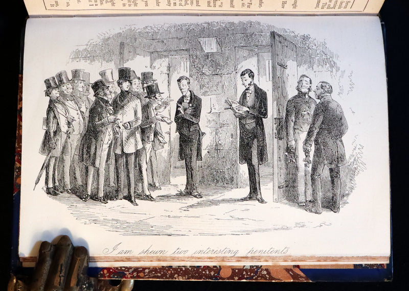 1869 Rare Victorian Book - DAVID COPPERFIELD by Charles Dickens Illustrated by Browne.