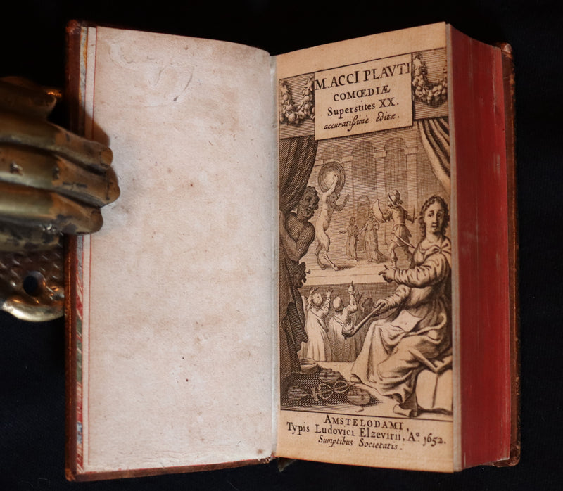 1652 Rare Latin Book - PLAUTUS Plays - Plauti COMOEDIAE Superstites XX. Accuratissime editae.