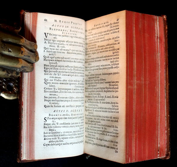 1652 Rare Latin Book - PLAUTUS Plays - Plauti COMOEDIAE Superstites XX. Accuratissime editae.