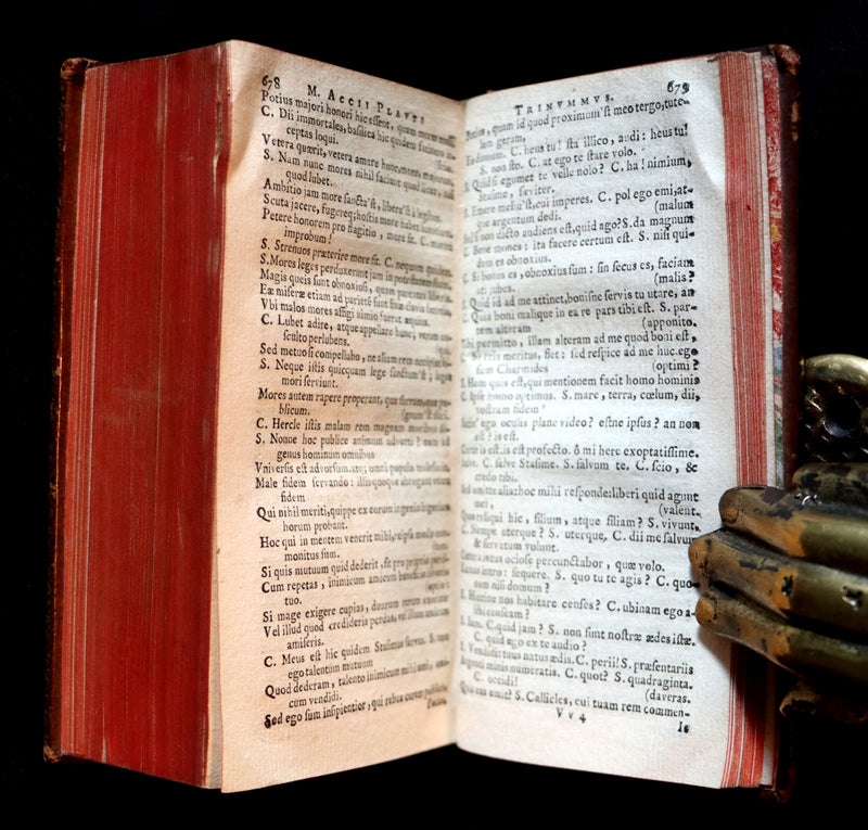 1652 Rare Latin Book - PLAUTUS Plays - Plauti COMOEDIAE Superstites XX. Accuratissime editae.