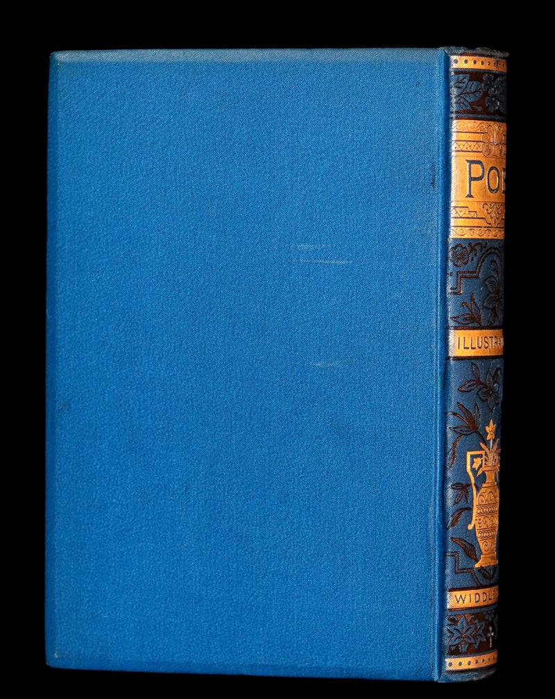 1882 Rare Victorian Book - Poems of Edgar Allan POE (The Raven, Lenore, Ulalume, ...).