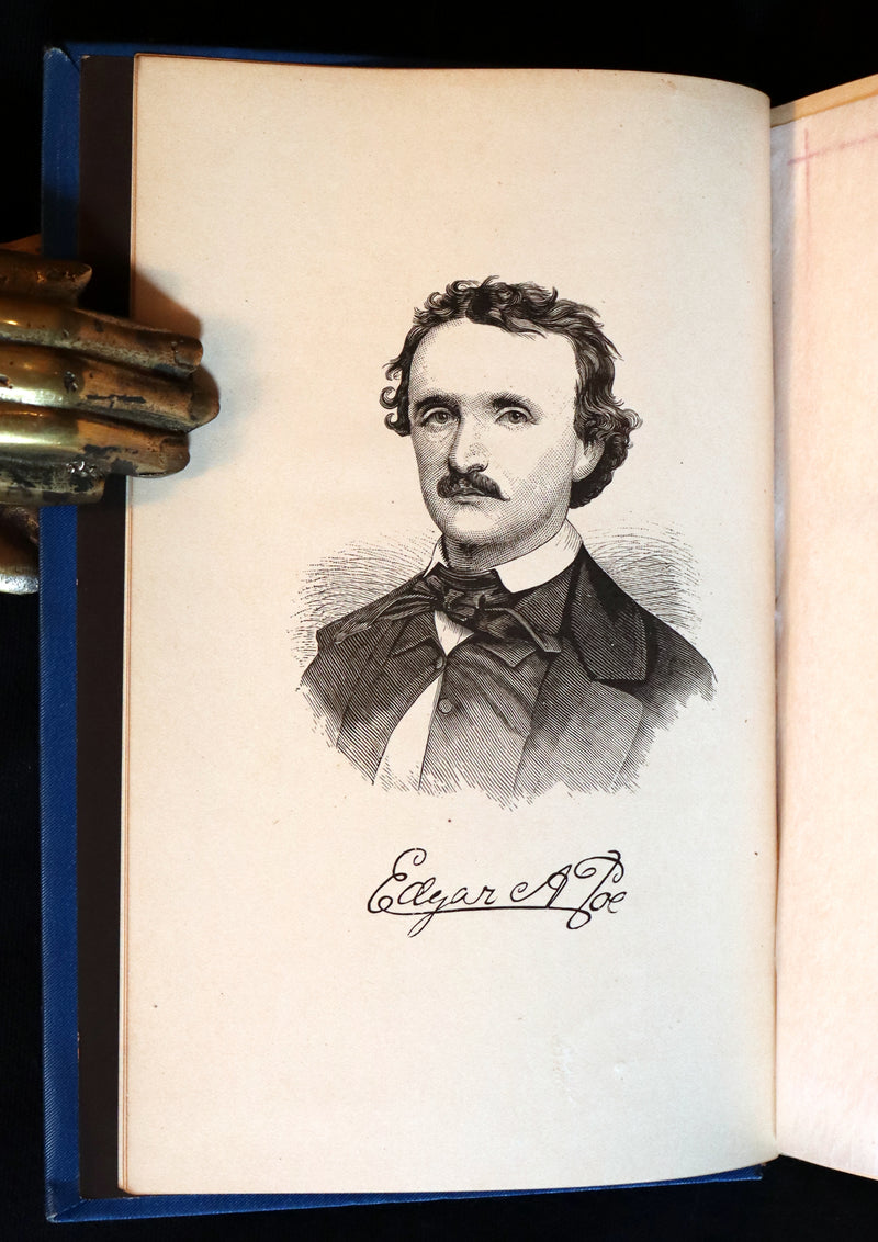 1882 Rare Victorian Book - Poems of Edgar Allan POE (The Raven, Lenore, Ulalume, ...).