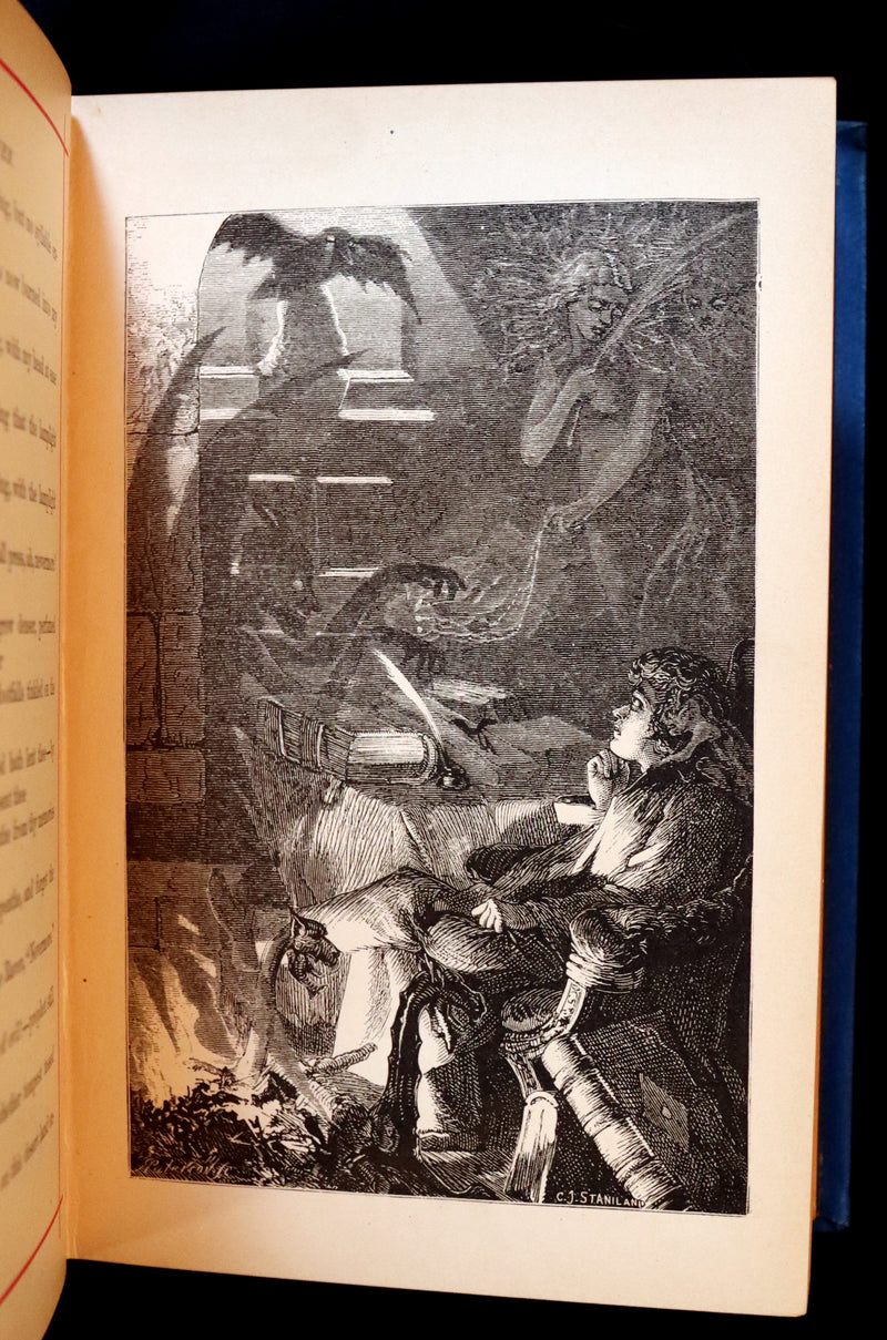 1882 Rare Victorian Book - Poems of Edgar Allan POE (The Raven, Lenore, Ulalume, ...).
