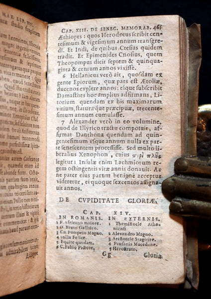 1619 Scarce Latin Vellum Book - Valerius Maximus' Stories of Roman life. Dictorum, factorumque memorabilium libri IX.