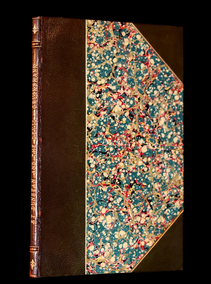 1850 Scarce 1stED - CRUIKSHANK's True Legend of St Dunstan, Horseshoe Against Witchcraft.