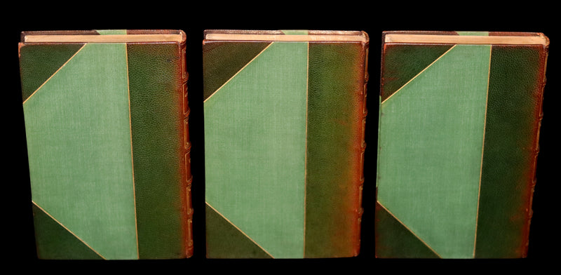 1851 Scarce First Edition set bound by Bayntun - Northern Mythology. Superstitions Of Scandinavia, North Germany, And The Netherlands.