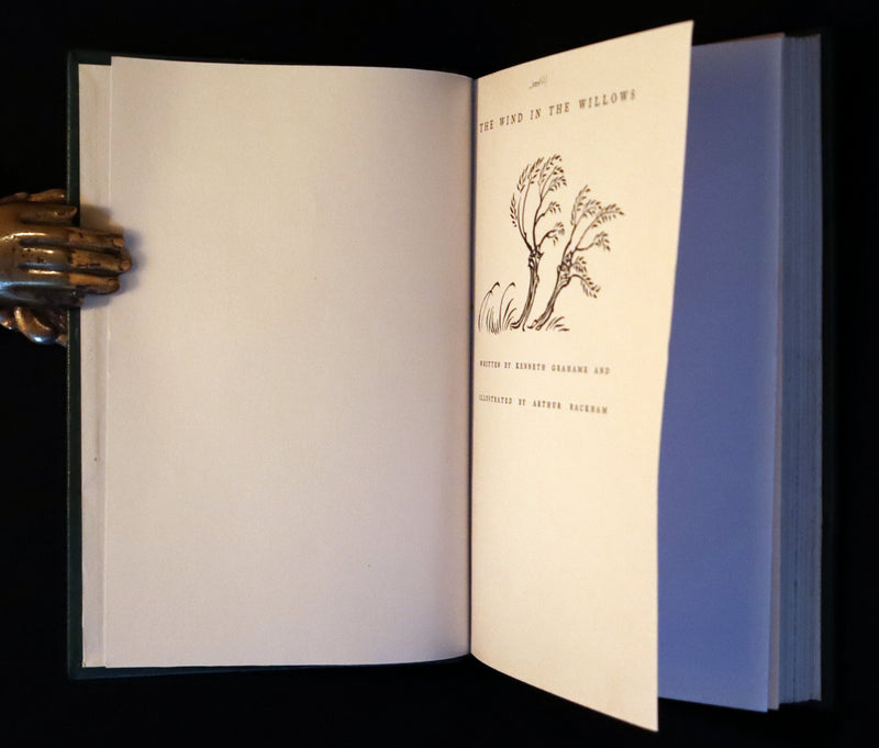 1950 Rare Book - The WIND IN THE WILLOWS. First Edition illustrated by Arthur RACKHAM.