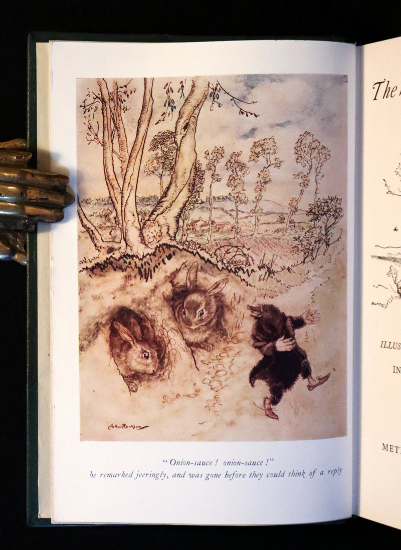 1950 Rare Book - The WIND IN THE WILLOWS. First Edition illustrated by Arthur RACKHAM.