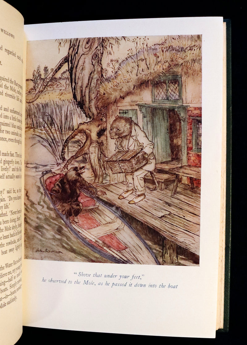 1950 Rare Book - The WIND IN THE WILLOWS. First Edition illustrated by Arthur RACKHAM.