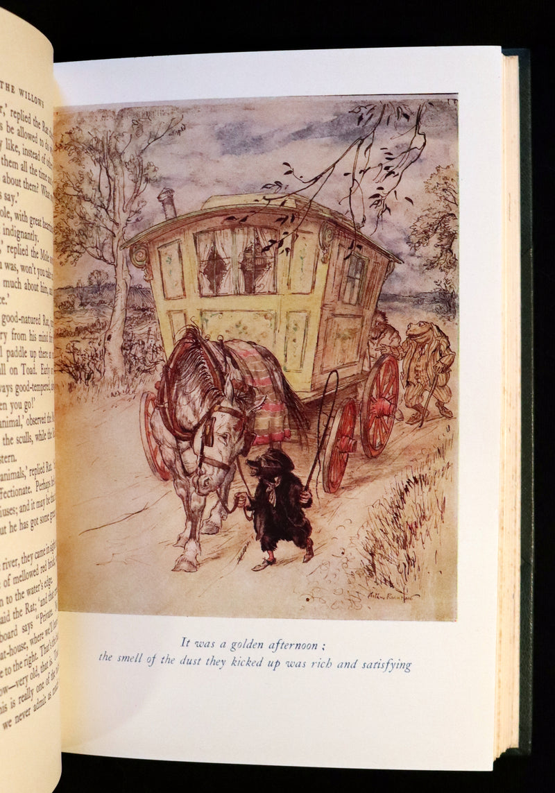 1950 Rare Book - The WIND IN THE WILLOWS. First Edition illustrated by Arthur RACKHAM.