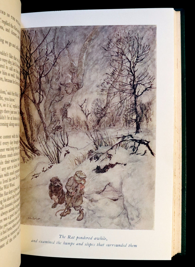 1950 Rare Book - The WIND IN THE WILLOWS. First Edition illustrated by Arthur RACKHAM.