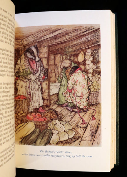 1950 Rare Book - The WIND IN THE WILLOWS. First Edition illustrated by Arthur RACKHAM.