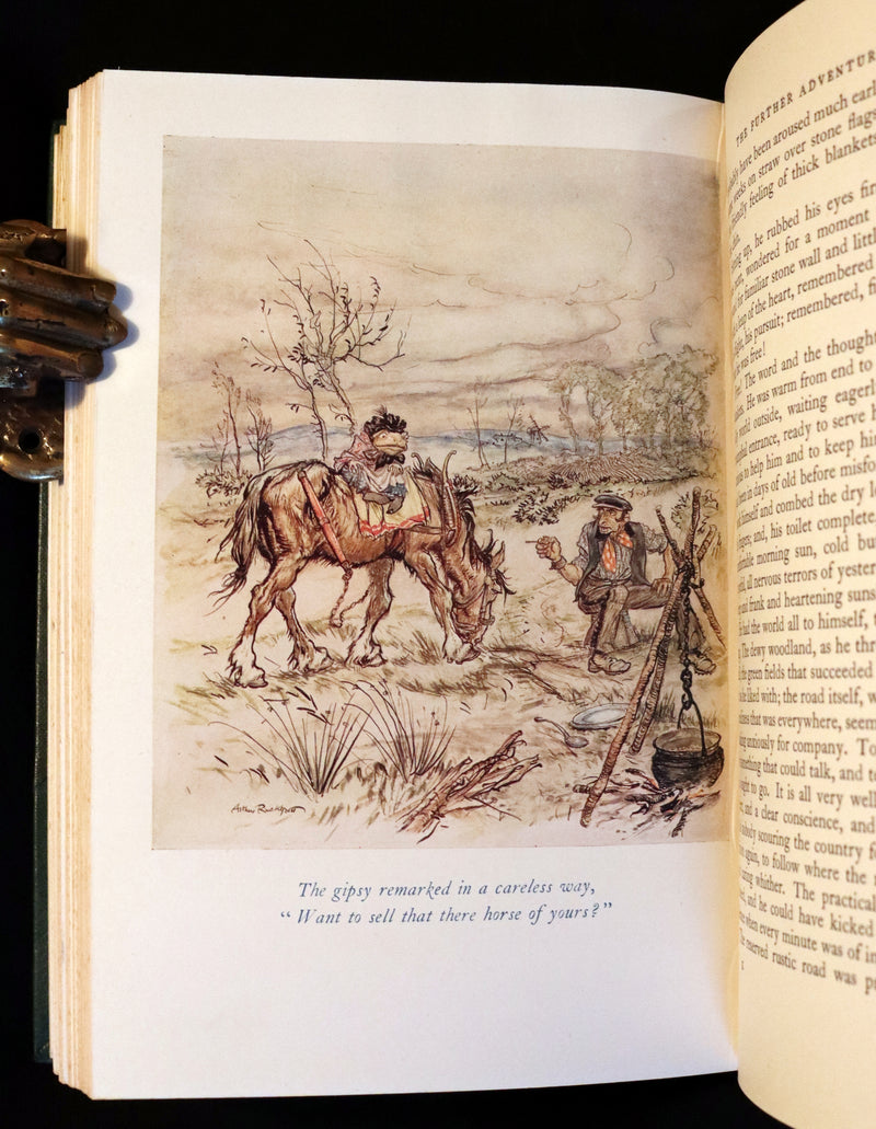 1950 Rare Book - The WIND IN THE WILLOWS. First Edition illustrated by Arthur RACKHAM.