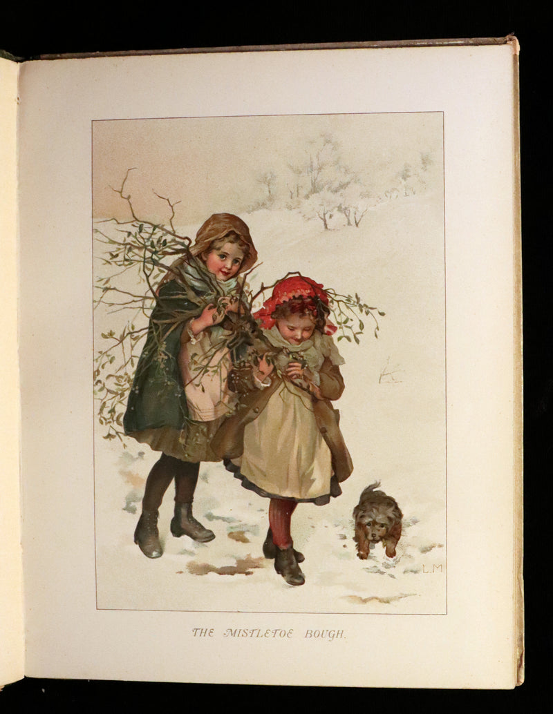 1887 Scarce Victorian Book ~ The Christmas Tree Fairy illustrated by Lizzie Lawson Mack.