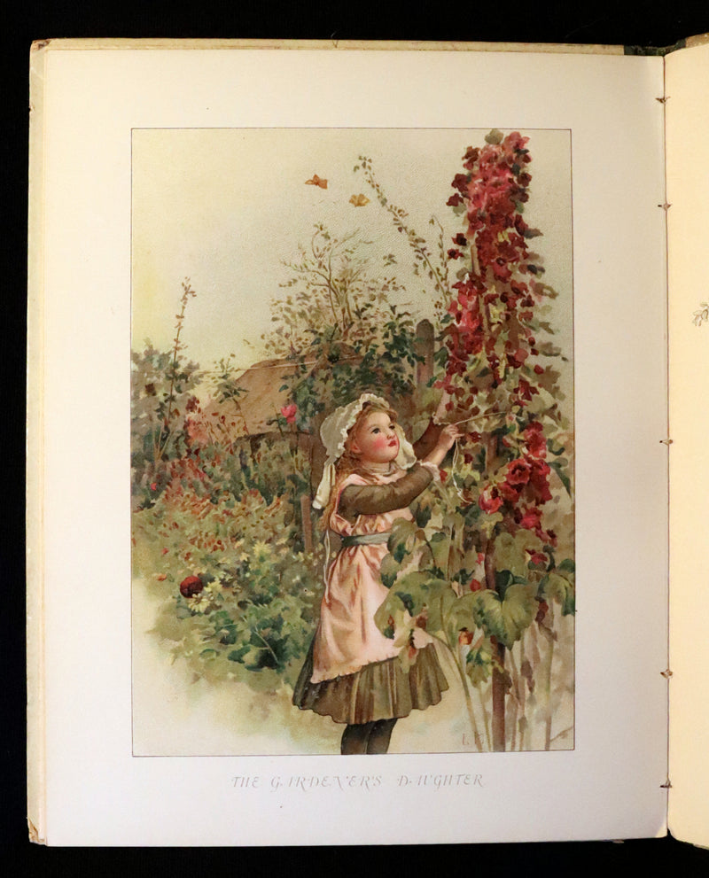 1887 Scarce Victorian Book ~ The Christmas Tree Fairy illustrated by Lizzie Lawson Mack.