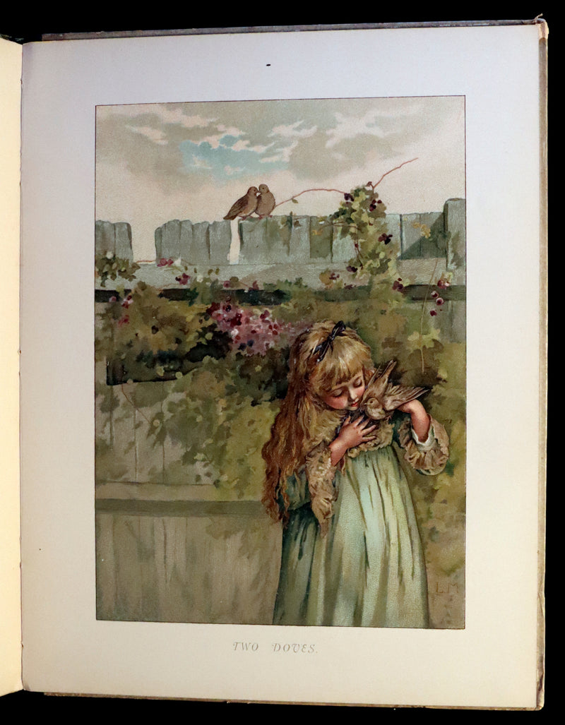 1887 Scarce Victorian Book ~ The Christmas Tree Fairy illustrated by Lizzie Lawson Mack.