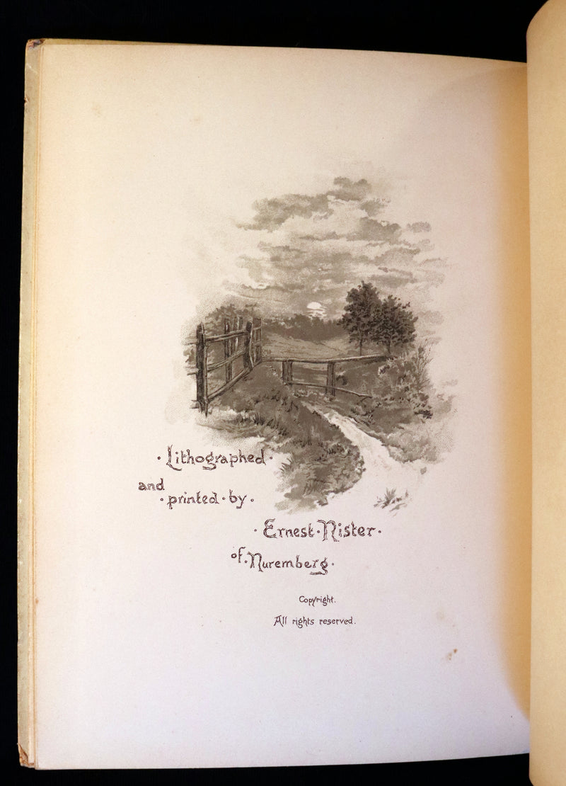 1887 Scarce Victorian Book ~ The Christmas Tree Fairy illustrated by Lizzie Lawson Mack.