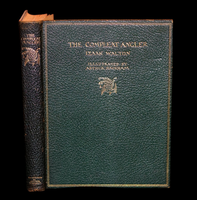 1931 Rare First Edition - THE COMPLEAT ANGLER illustrated by Arthur RACKHAM. Art and Spirit of Fishing.