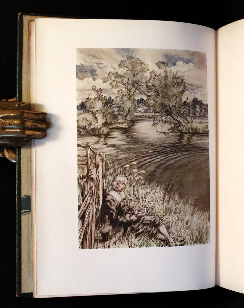1931 Rare First Edition - THE COMPLEAT ANGLER illustrated by Arthur RACKHAM. Art and Spirit of Fishing.