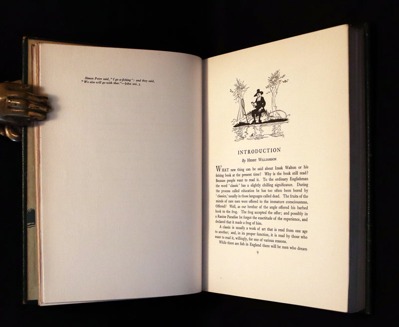 1931 Rare First Edition - THE COMPLEAT ANGLER illustrated by Arthur RACKHAM. Art and Spirit of Fishing.