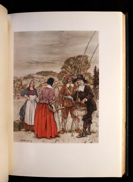 1931 Rare First Edition - THE COMPLEAT ANGLER illustrated by Arthur RACKHAM. Art and Spirit of Fishing.