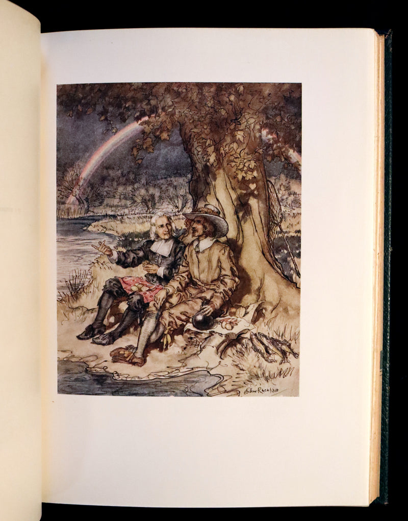 1931 Rare First Edition - THE COMPLEAT ANGLER illustrated by Arthur RACKHAM. Art and Spirit of Fishing.