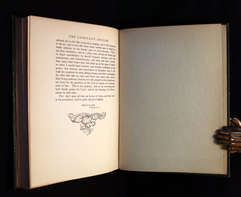 1931 Rare First Edition - THE COMPLEAT ANGLER illustrated by Arthur RACKHAM. Art and Spirit of Fishing.