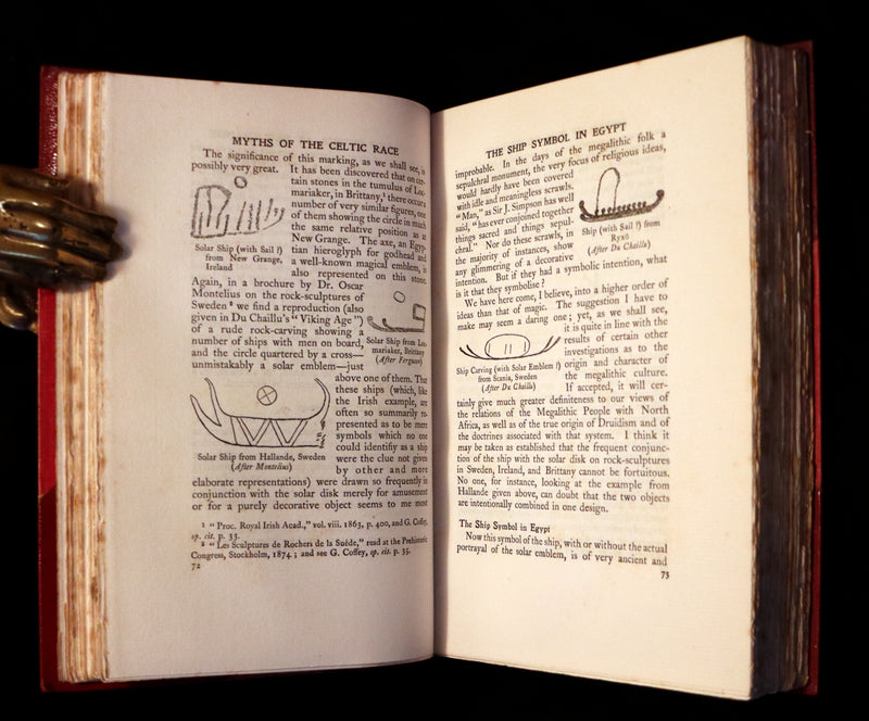1911 First Edition bound by Morrell - Myths & Legends of the CELTIC Race by Thomas William Hazen Rolleston. Illustrated.