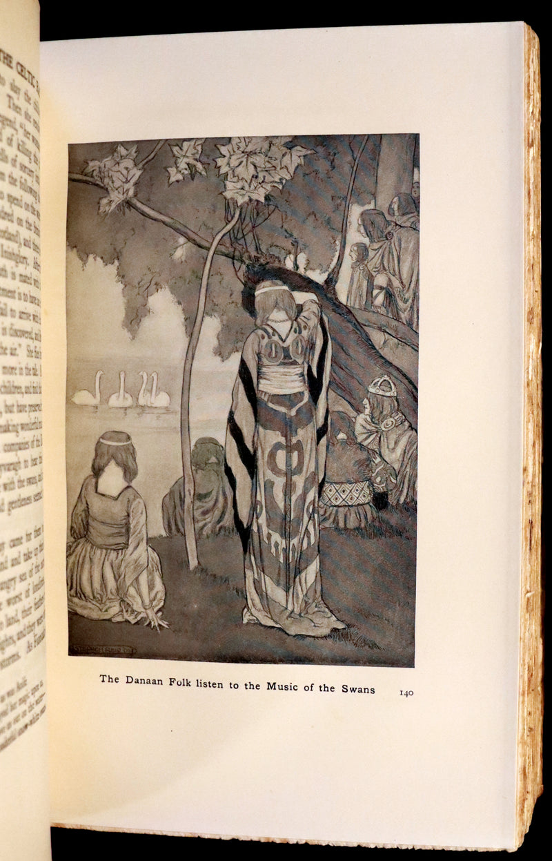 1911 First Edition bound by Morrell - Myths & Legends of the CELTIC Race by Thomas William Hazen Rolleston. Illustrated.