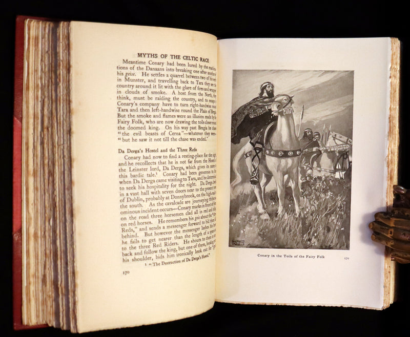 1911 First Edition bound by Morrell - Myths & Legends of the CELTIC Race by Thomas William Hazen Rolleston. Illustrated.