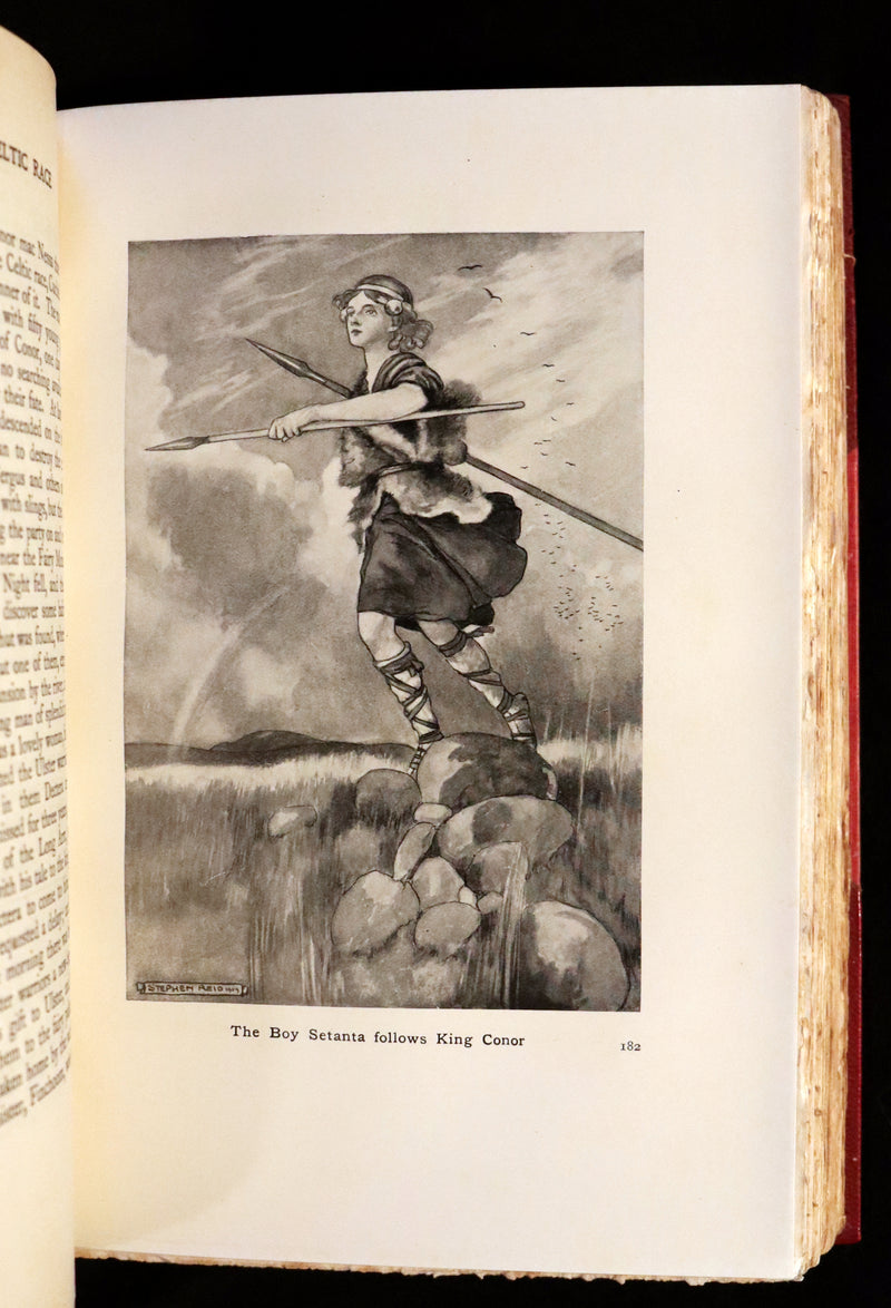 1911 First Edition bound by Morrell - Myths & Legends of the CELTIC Race by Thomas William Hazen Rolleston. Illustrated.