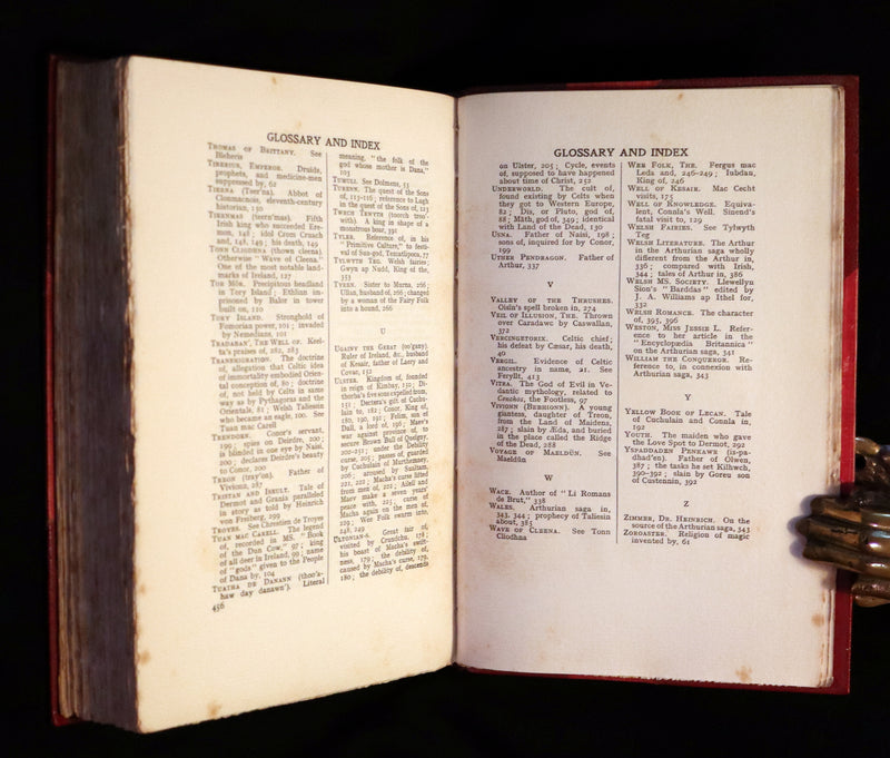 1911 First Edition bound by Morrell - Myths & Legends of the CELTIC Race by Thomas William Hazen Rolleston. Illustrated.