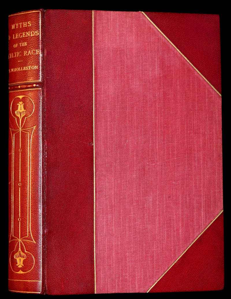 1911 First Edition bound by Morrell - Myths & Legends of the CELTIC Race by Thomas William Hazen Rolleston. Illustrated.