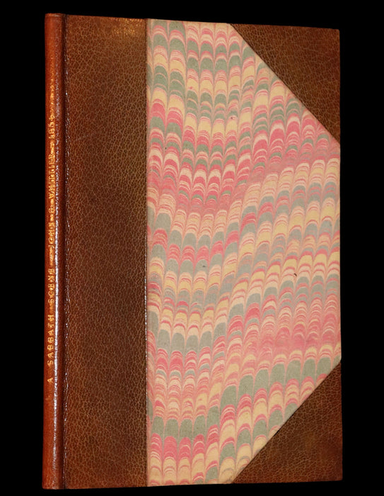 1854 Rare 1stED Antislavery Poem bound by Riviere - A SABBATH SCENE by John Greenleaf Whittier.